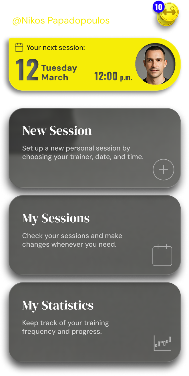 Schedule screen